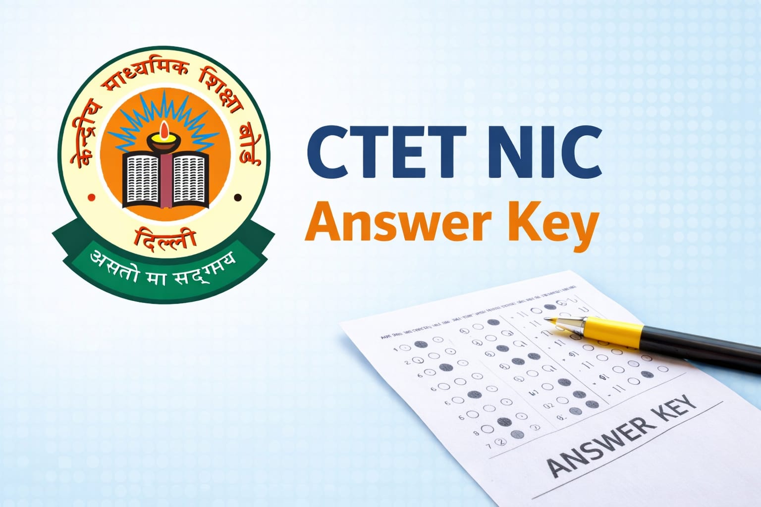 CTET Nic Answer Key 2026 - PDF Snoon (Paper 1, 2) Live