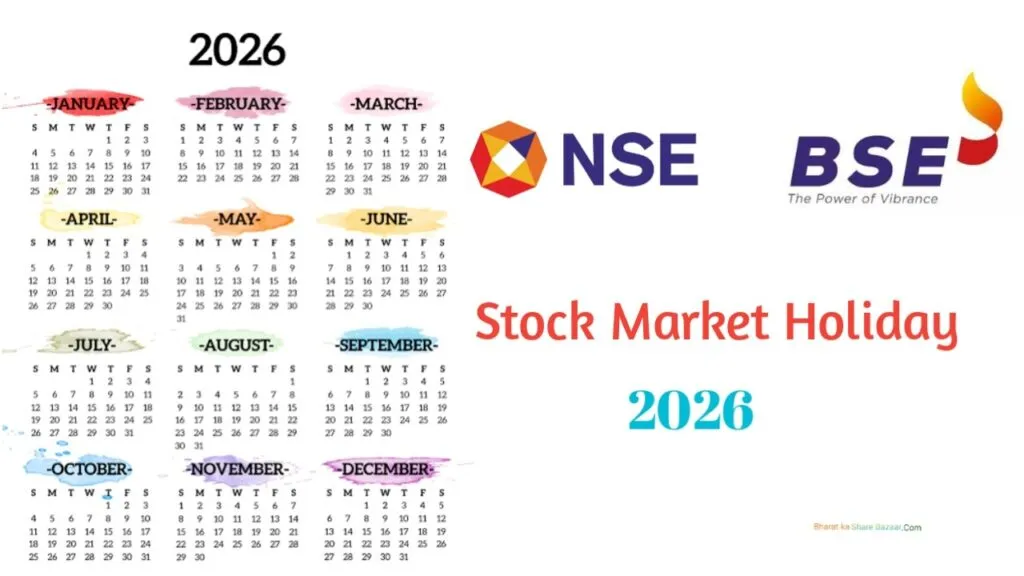 Stock/Share Market Holiday 2026